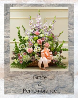 Grace & Remembrance Basket - Pastels