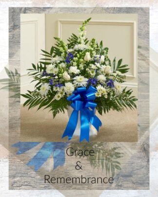 Grace and Remembrance Basket- Blue Hues