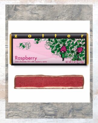 Zotter ~ Raspberry Dark Chocolate