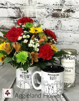 The Cat's Meow Mug and Coffee