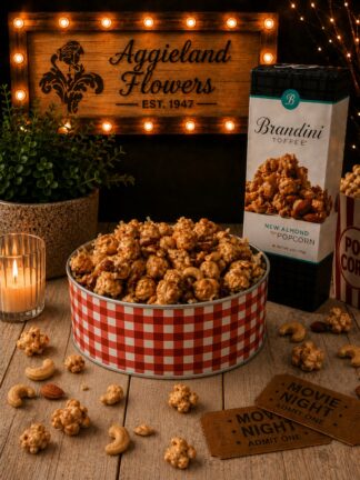 6oz Cashew Almond Toffee Popcorn ~ Brandini