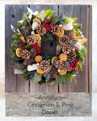 Andaluca ~ Cinnamon Orange Wreath