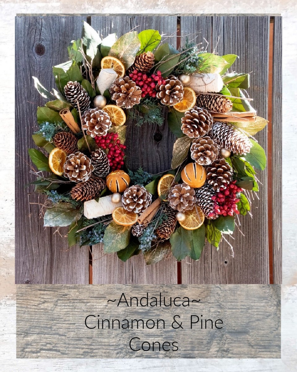 Andaluca ~ Cinnamon Orange Wreath