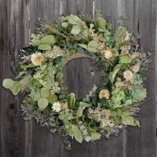Andaluca Wildflower Garden Eucalyptus Wreath