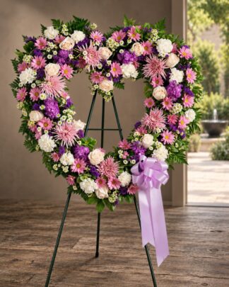 A Walk in the Lavender Fields ~ Memorial Heart