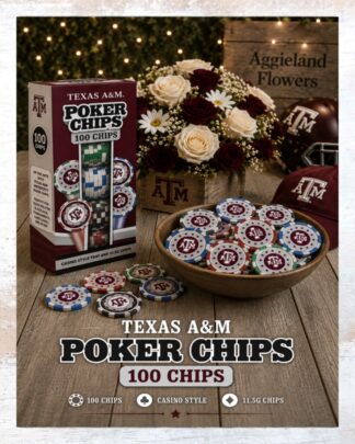 Texas A&M Poker Chips 100 Chips