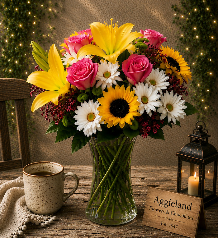 A Bright Birthday Garden