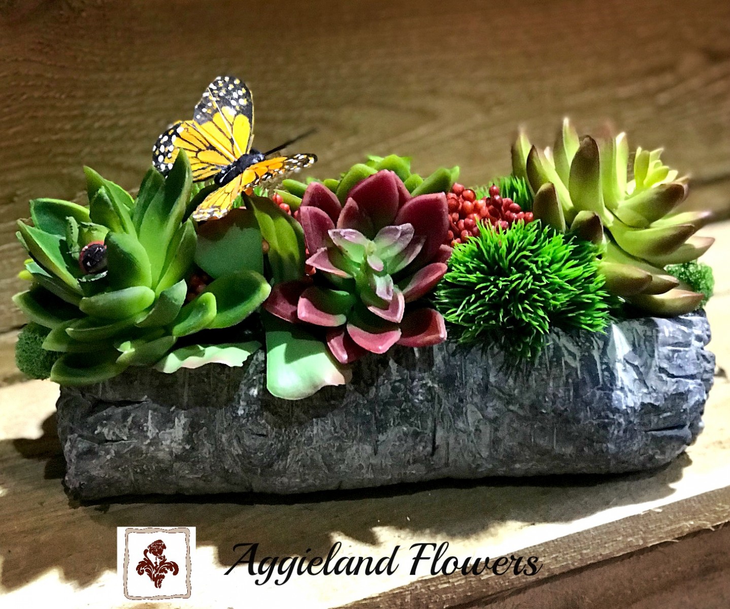 Faux Succulent Garden