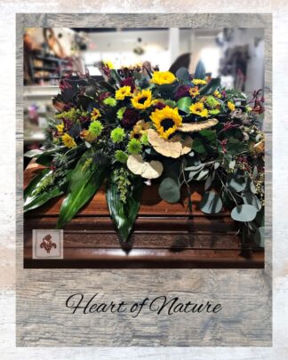 Heart of Nature Casket Spray