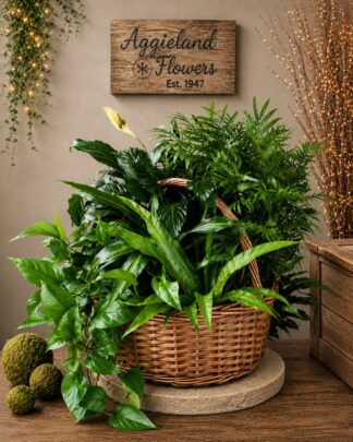 Gathered Garden Basket ~ Grand