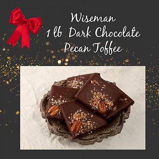 Wiseman House Dark Pecan Toffee 1 lb Gift Box