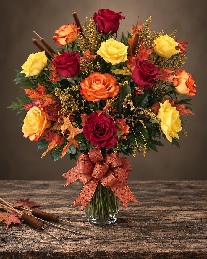 Festive Fall Roses