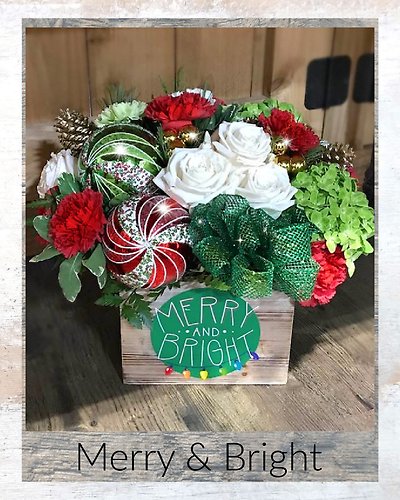 Merry & Bright ~ Holiday Arrangement