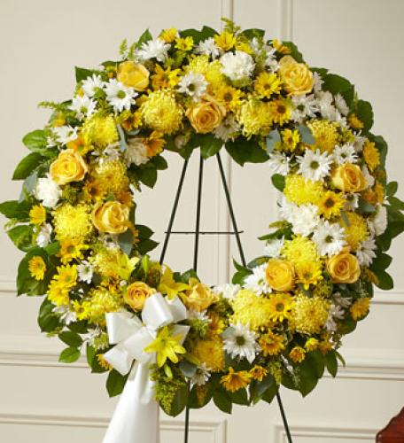 Serenity Wreath - Yellow