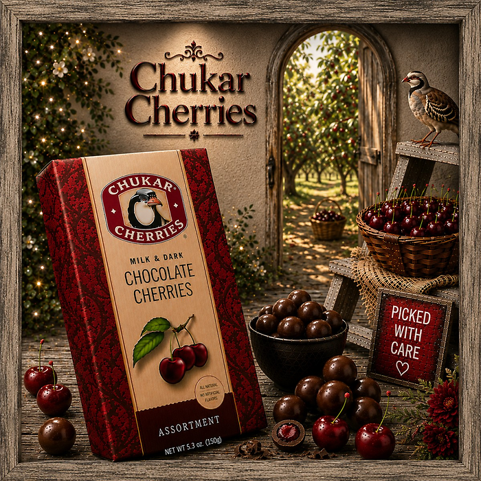 Chukar Cherries ~ Amaretto Rainiers