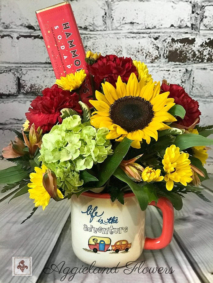 Life is the Adventure Mug and Chocolates