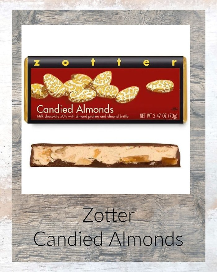 Zotter Candied Almonds Truffle Bar