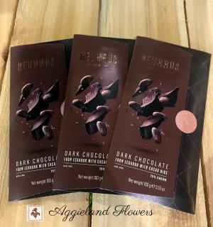 Neuhaus Dark Chocolate 75% Tablet with Cocoa Nibs