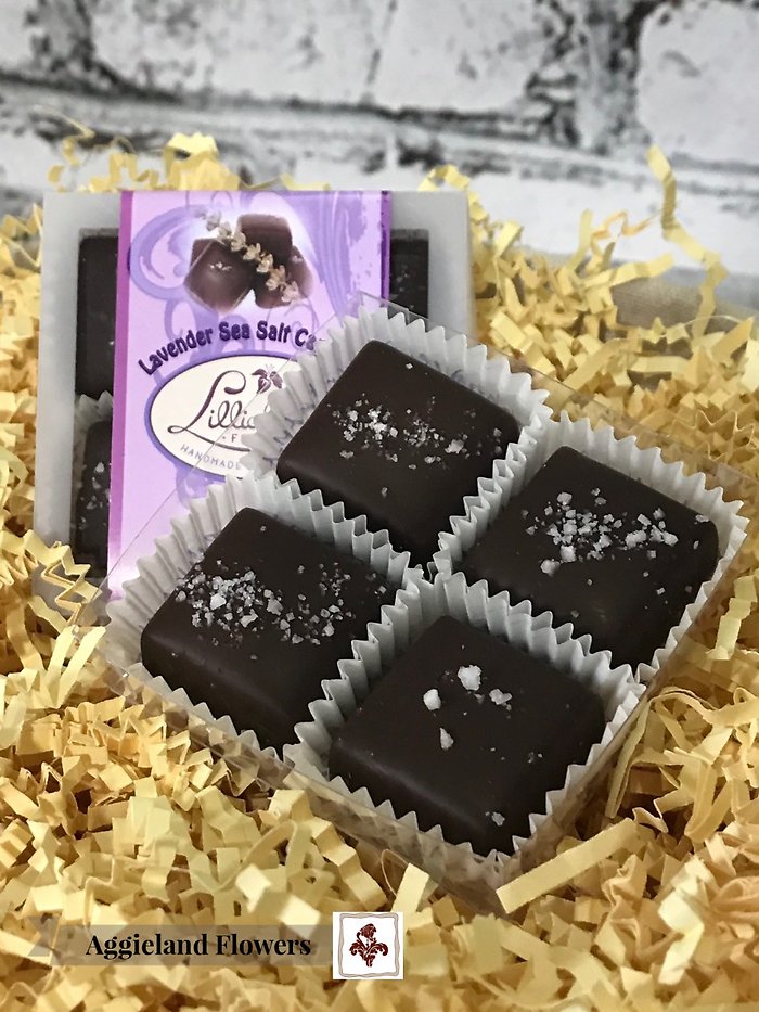 Lillie Belle Sea Salt Caramels 4 PC Box