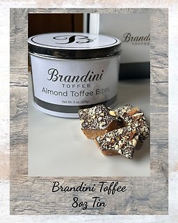 Brandini Toffee ~8oz Tin