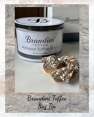 Brandini Toffee ~8oz Tin