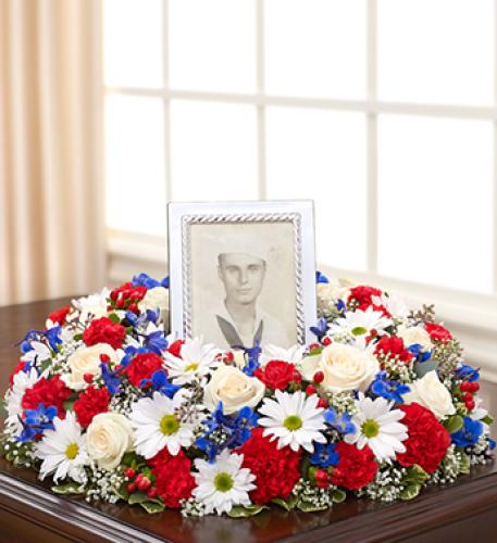 Memorial Table Wreath - Patriotic