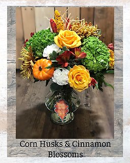 Corn Husks & Cinnamon Blossoms