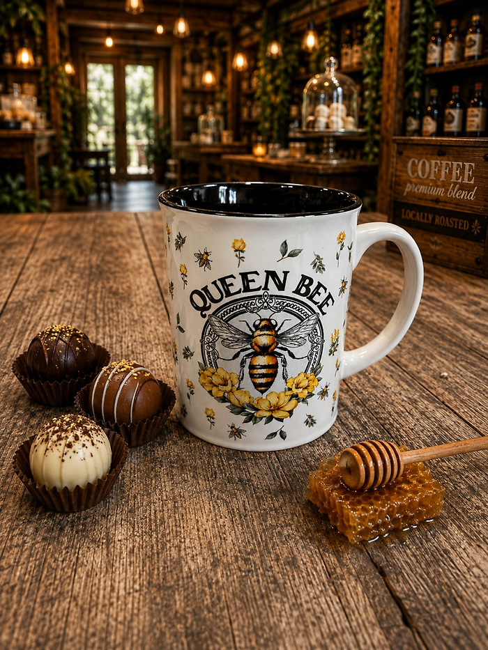 Queen Bee Mornings Mug
