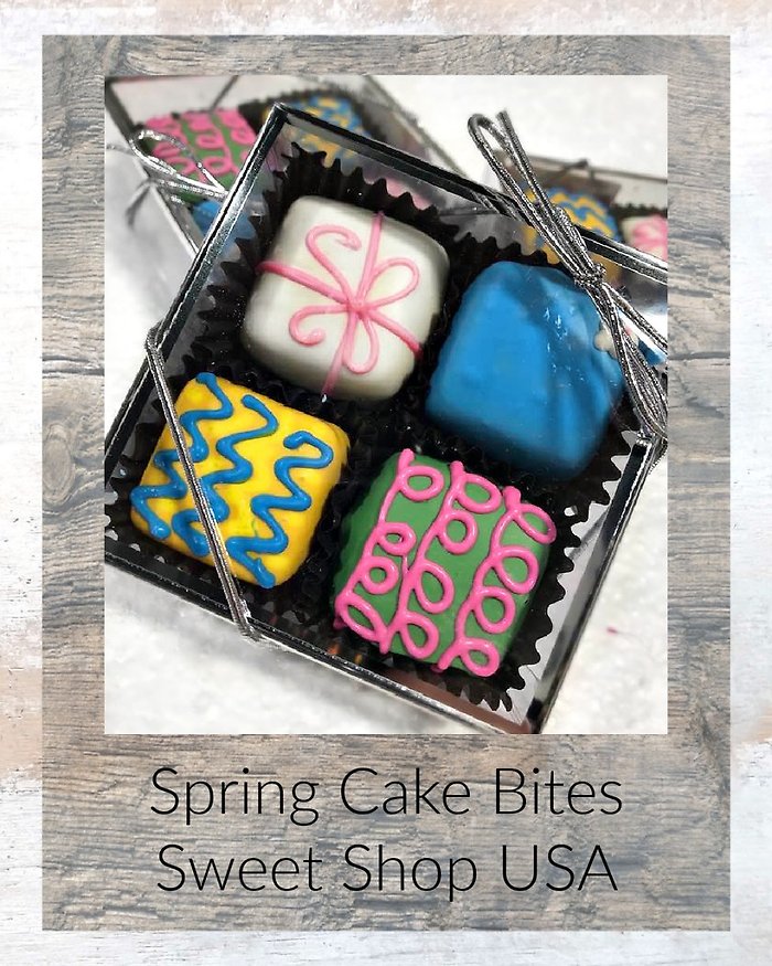 Spring Cake Bites Sweet Shop USA