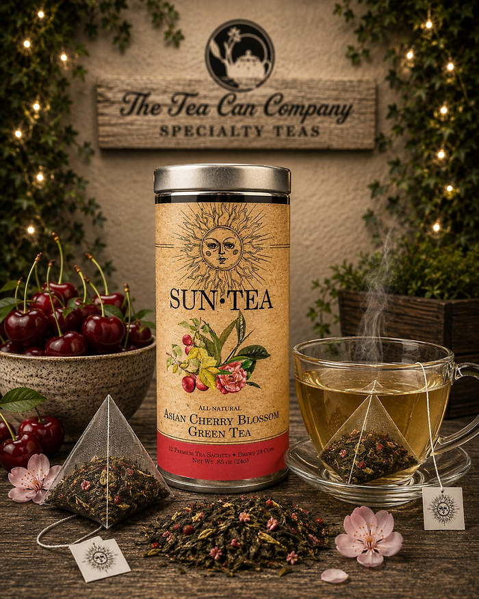 Sun Tea Asian Cherry Green Tea ~ T.C.C.