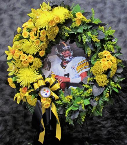 Forever Fan Memorial Wreath