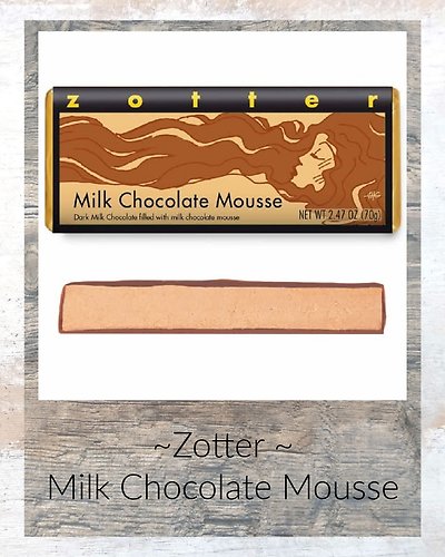 Zotter ~ Milk Chocolate Mousse * Staff Favorite