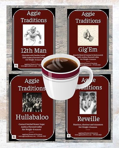 Aggie Blends Gourmet Coffee   8 oz