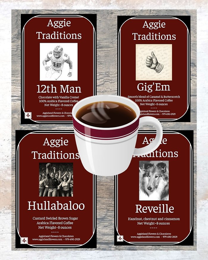 Aggie Blends Gourmet Coffee   8 oz