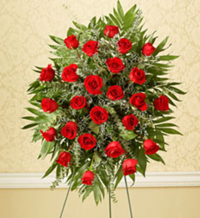 Tribute Two Dozen Rose Standing Spray
