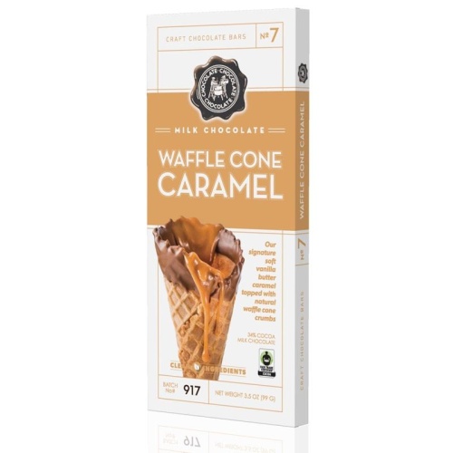 Milk Waffle Cone Caramel Bar