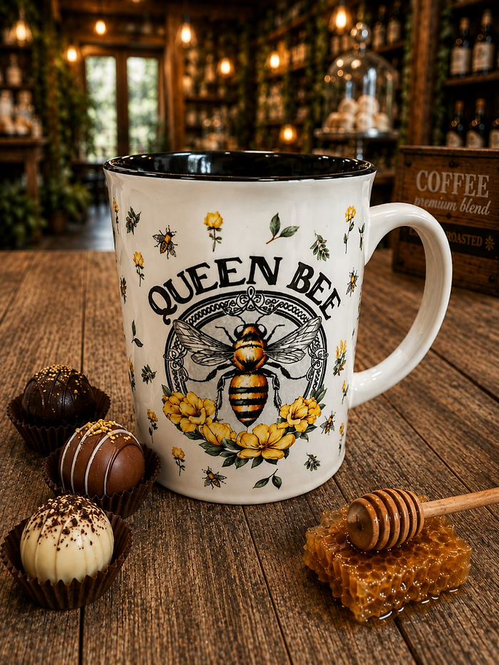 Queen Bee Mornings Mug