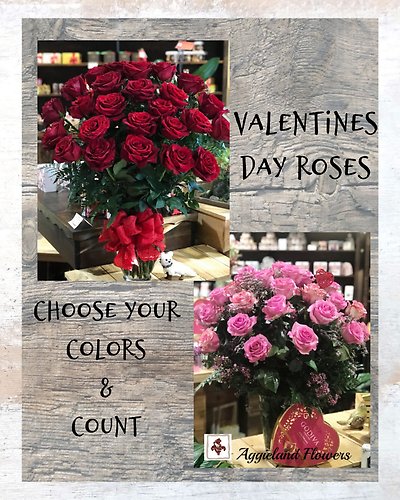 Valentine\'s Roses - Choose Color