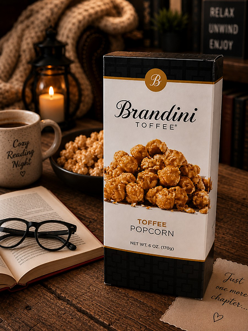 6oz Toffee Popcorn ~ Brandini