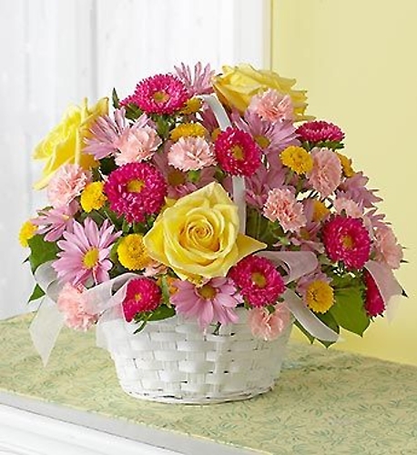 Quaint Gardens Flower Basket