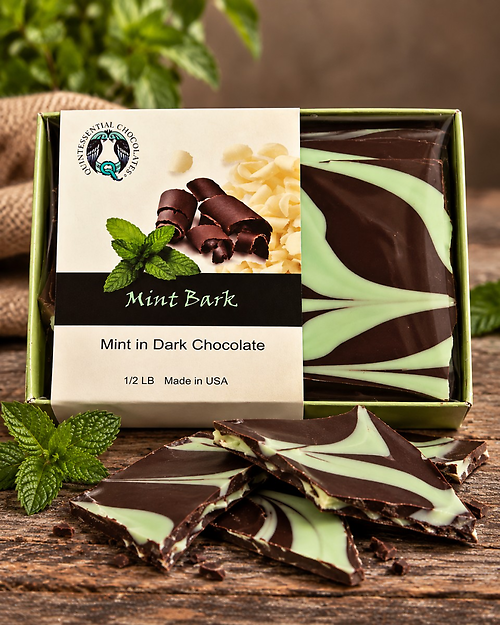 Quintessential Chocolate Box - Mint Dark Bark