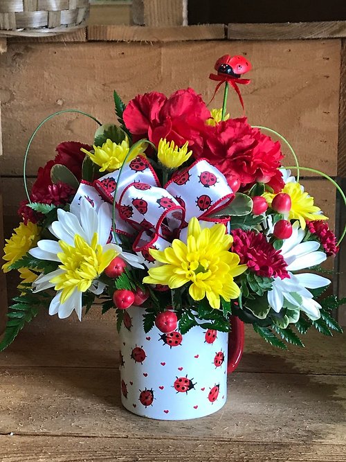 Lady Bug Mug Hug & Treat