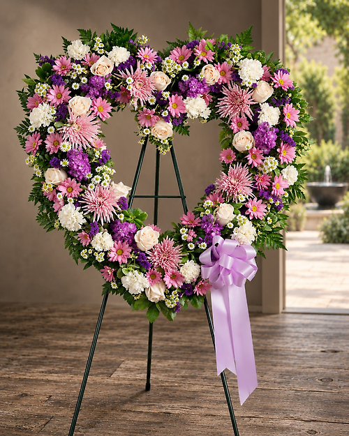 A Walk in the Lavender Fields ~ Memorial Heart