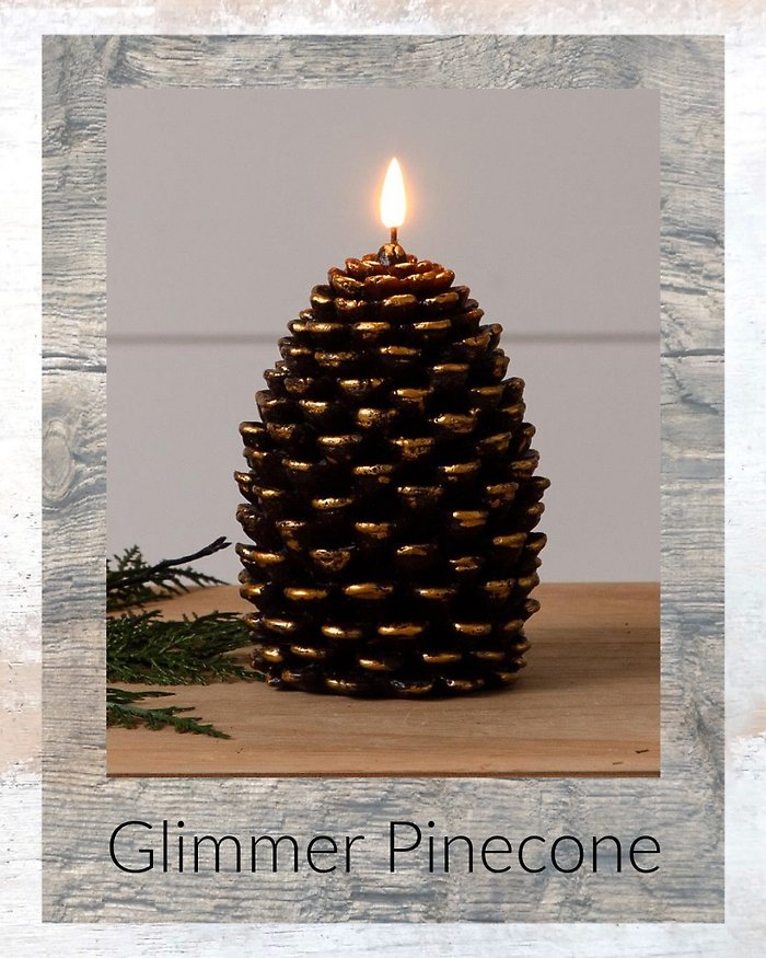 Glimmer Pinecone~ LED & Timer