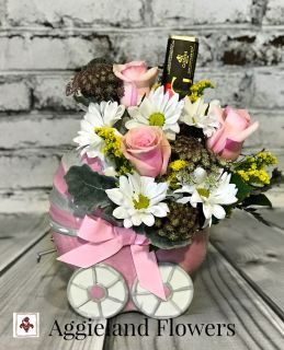 Baby Girl or Boy Music Box Stroller