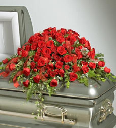 Rose Casket Cover Spray