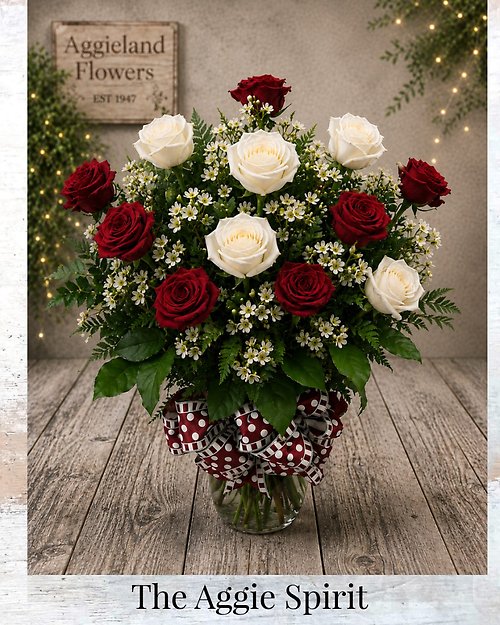 The Aggie Spirit Rose Bouquet