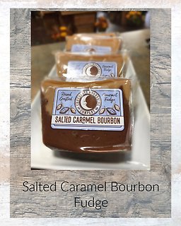 Salted Caramel Bourbon Fudge ~ Shop Favorite