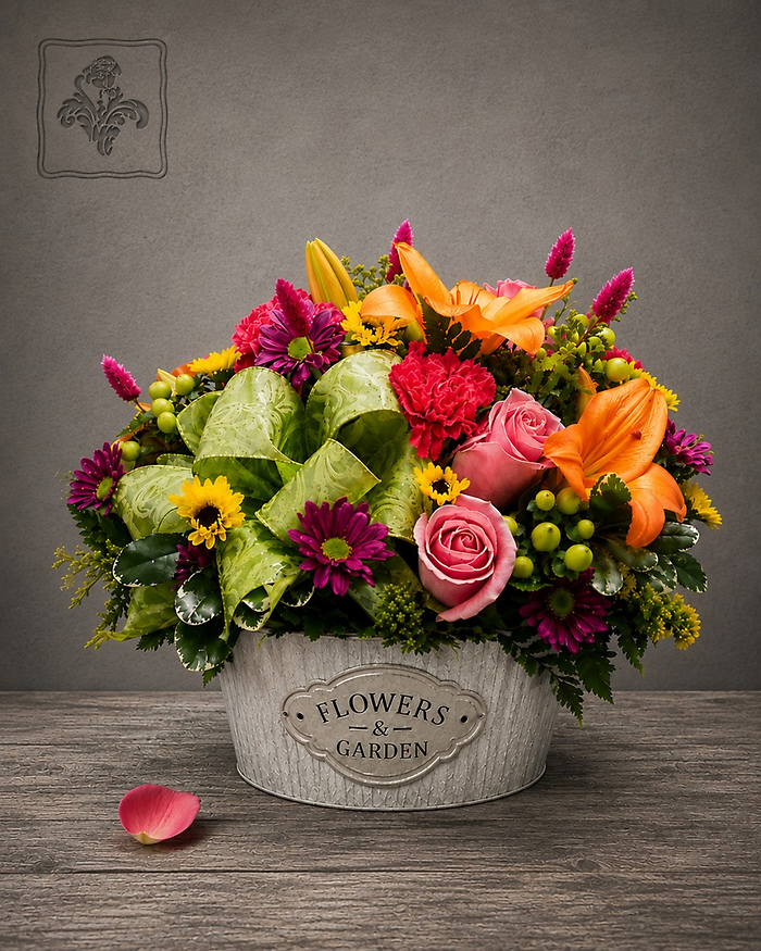 Springtime Garden Basket