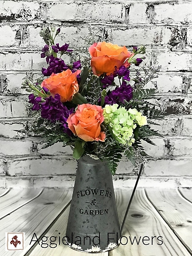 Flower & Garden Pitcher Bouquet